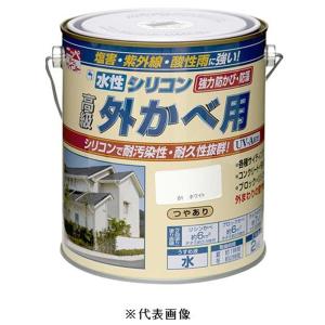 ニッペホームプロダクツ 水性シリコン外かべ用（ホワイト） 【2kg】｜yamakishi