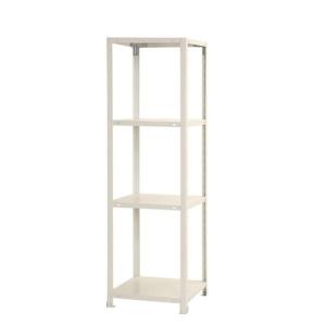 キタジマ スチールラック スマートラック 白 4段【北海道・沖縄・離島配送不可】【時間帯指定不可】【同梱不可】 NSTR-523 幅450mm 【C】【代引不可】