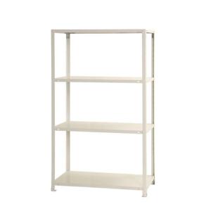 スチール棚KTラック KT150 3型 ホワイトグレー : コメリドット