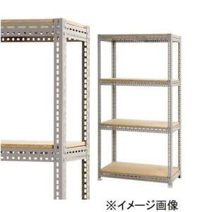 キタジマ ボード棚 4段 グレー 幅90×奥行...の詳細画像2