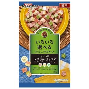 ドギーマン(DoggyMan) ドギースナック バリュー サイコロトリプルミックス [ドッグフード 犬用 おやつ 国産 ご褒美] 100g 爆買