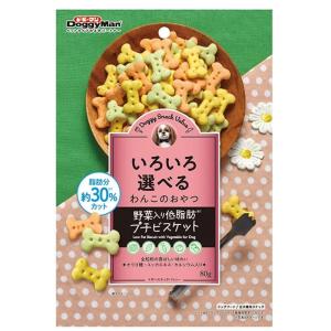 ドギーマン(DoggyMan) ドギースナック バリュー 野菜入り低脂肪プチビスケット [ドッグフード 犬用 おやつ] 80g 爆買
