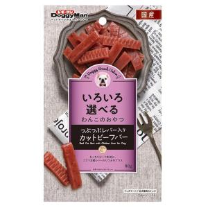 ドギーマン(DoggyMan) ドギースナック バリュー つぶつぶレバー入りカットビーフバー [ドッグフード 犬用 おやつ 国産] 80g 爆買