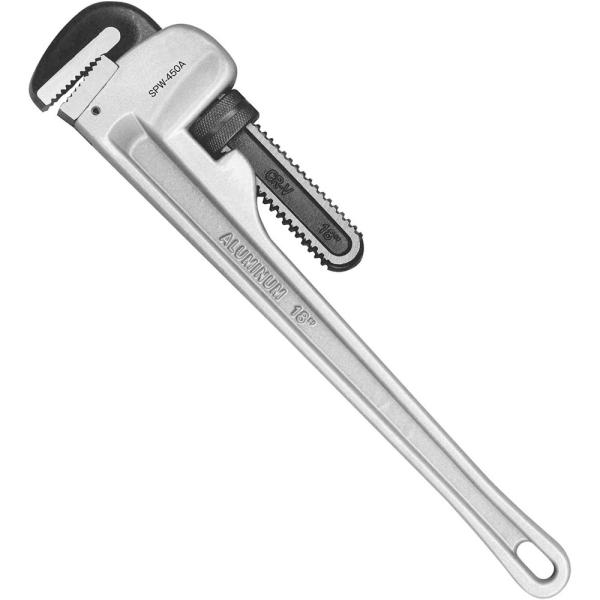 SK11 アルミパイプレンチ 450mm [作業 配管 ガス 工具 水道管 解体] SPW-450A