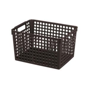 ヒマラヤ フィットバスケット ハーフ [収納 カラーボックス 片付け] ブラウン 爆買