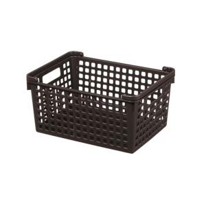 ヒマラヤ フィットバスケット 積重ね [収納 カラーボックス 片付け] ブラウン 爆買