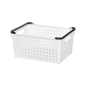 ヒマラヤ フィットバスケット 積重ね [収納 カラーボックス 片付け] ホワイト 爆買