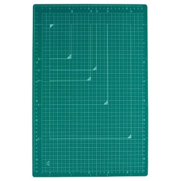 プラス カッティングマット (カッターマット)  A3 グリーン CS-A3