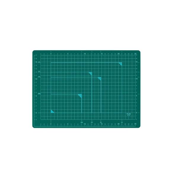 プラス カッティングマット (カッターマット)  A4 グリーン CS-A4