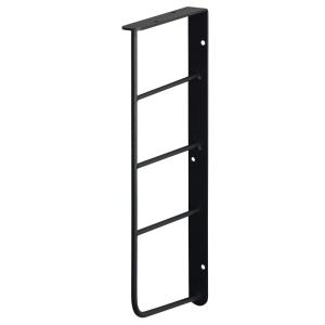 平安伸銅 Weekend Workshop ショートＬ型シェルフフレーム (小) 黒 WFK-24 爆買