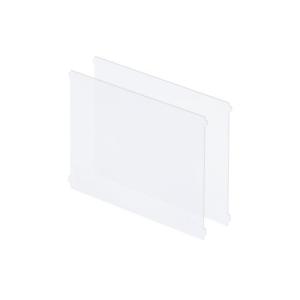 吉川国工業 ブリックス 9103 仕切り板 (ワイド L用 クリア) [収納ケース 小物入れ 仕切り] 2枚組 爆買