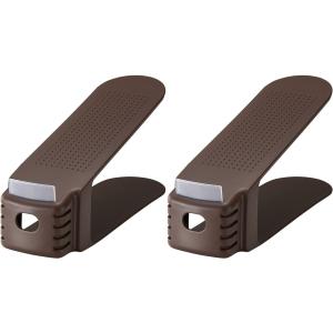 吉川国工業所 くつホルダー スリム ブラウン [下駄箱 玄関 靴 シューズ 収納 整理] 2個入