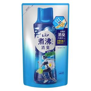 P&G レノア 超消臭 煮沸レベル消臭 抗菌ビーズ SPORTS クールリフレッシュ＆シトラスの香り (つめかえ用) [洗濯 消臭剤 芳香剤] 365mL｜yamakishi