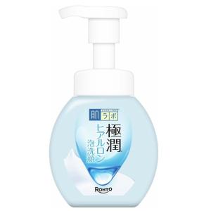 ロート製薬(ROHTO) 肌ラボ 極潤 ヒアルロン泡洗顔 本体 ポンプ [洗顔料 もちもち肌 W洗顔不要 泡タイプ ハダラボ スキンケア] 160mL