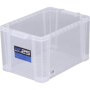 JEJアステージ (ASTAGE) NFボックス #25 [コンテナ BOX ツール 収納 ケース 雑貨 工具入れ 道具入れ 積み重ね] クリア 爆買