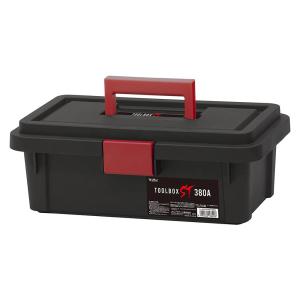 透明ポリカツールボックス 連動式中皿2段タイプ NS-TBPC-03 道具箱