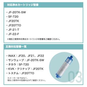 JF-21-T 浄水カートリッジ 3本セット ...の詳細画像4
