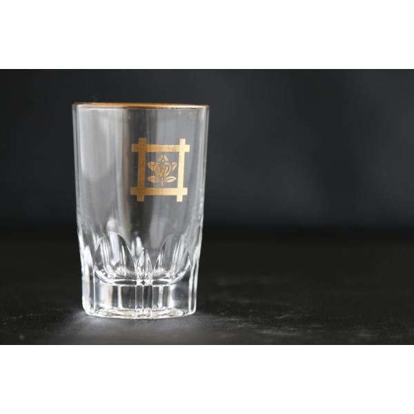 国産 仏具■ 井桁橘 ガラスコップ■ 高さ 7.8cm ■ 日蓮宗 曼荼羅 ■ お盆 お彼岸 お墓参...