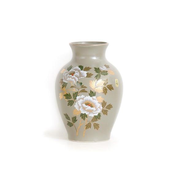 国産 陶器 花瓶 ■ 花神 8寸 ■ 単品 ■ 高さ24cm ■ 仏壇 お盆  お彼岸 お墓参り 供...