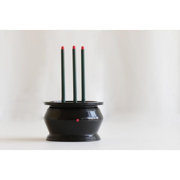 国産仏具 LED 線香 自動消灯式 サイズ 約 (cm) 高さ12cm×径7.5cm お盆 お彼岸 ...