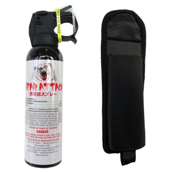 ラングスジャパン　SABRE（セイバー）　熊撃退スプレー BEAR ATTACK（ベアアタック） ホ...