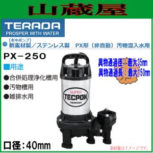 寺田ポンプ 水中ポンプ 汚水用 PG-400 口径50mm 単相100V : 山蔵屋