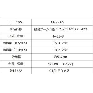 ヤマホ 動噴用噴口(ノズル) 簡易ブームN型噴...の詳細画像3