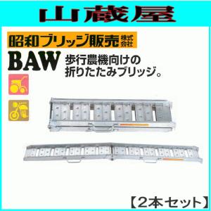 アルミブリッジ 2本セット 0.5t 2m 昭和ブリッジ BAW-210-25-0.5 歩行 