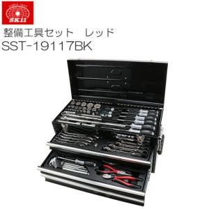 藤原産業 SK11 整備工具セット ブラック(黒色) 117点 SST-19117BK 各種