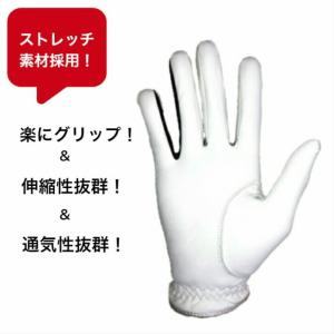 ゴルフグローブ 天然皮革 シルバー 右手着用 ...の詳細画像5