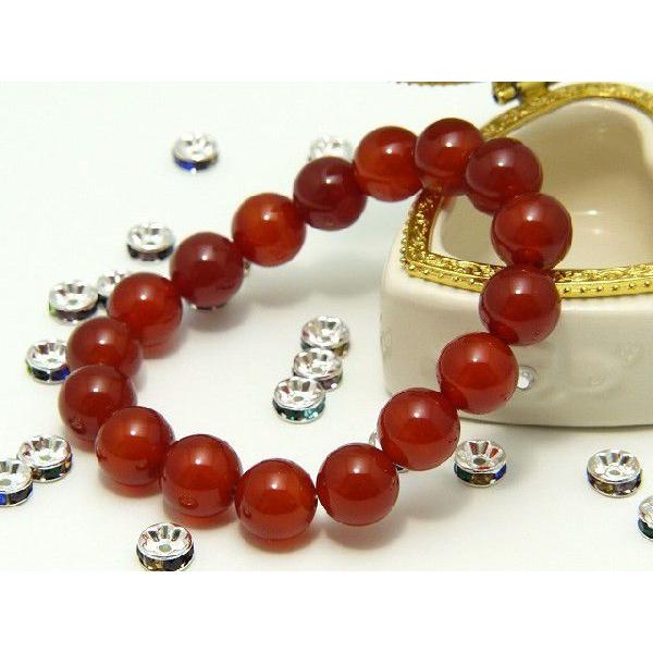 パワーストーン ブレスレット レッドアゲート 赤瑪瑙12mm 天然石 メンズ レディース