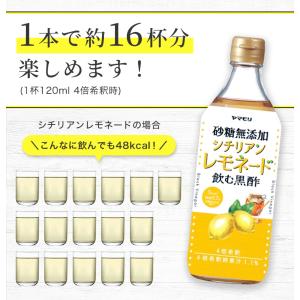 ヤマモリ 砂糖無添加 シチリアンレモネード黒酢...の詳細画像5
