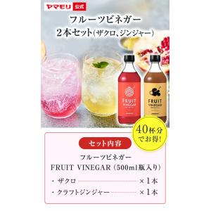 ヤマモリ FRUIT VINEGAR 2本セッ...の詳細画像1