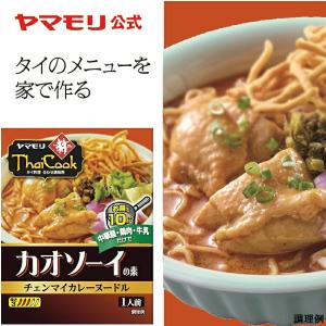 レトルトカレー レトルト食品 お取り寄せグルメ ヤマモリ タイクック カオソーイの素 1個 一人前 チェンマイ タイ料理 麺 レトルト食品 常温保存 父の日｜ヤマモリ公式 Yahoo!ショッピング店