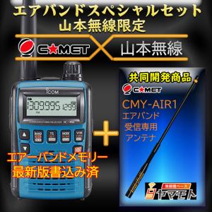 IC-R6メタリックブルー アイコム(ICOM)＋CMY-AIR1 エアバンドスペシャルセット｜yamamoto-base