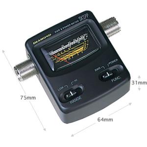 第一電波工業 SX400 SWR＆パワー計 ダイヤモンドアンテナ(第一