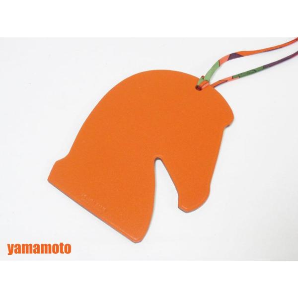 送料無料 HERMES エルメス チャーム サマルカンド バッグチャーム ホース 馬 イエロー オレ...