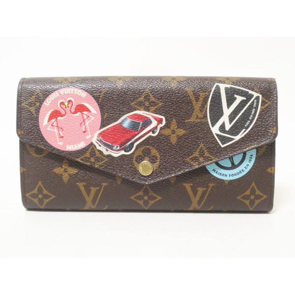 送料無料 LOUIS VUITTON ルイヴィトン モノグラム ワールドツアー ポルトフォイユ サラ...