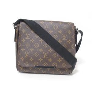 美品 送料無料 LOUIS VUITTON ルイヴィトン モノグラム マカサー ディストリクトPM ショルダーバッグ 斜め掛け メンズ M40935｜yamamoto7887