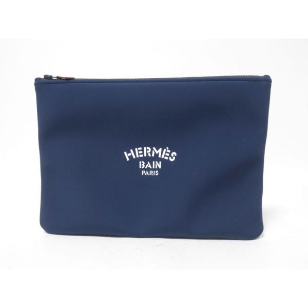 美品 送料無料 HERMES エルメス クラッチバッグ フラットポート ネオバン ジャガー GM セ...