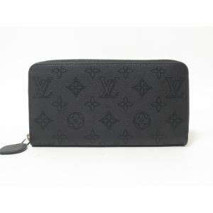 LOUIS VUITTON ルイヴィトン マヒナ ジッピーウォレット ファスナー財布 長財布 レザー パンチング ノワール ブラック M61867 未使用品｜yamamoto7887