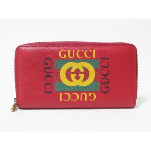 GUCCI（グッチ） GGマーモント ロゴプレート レザー コンパクト
