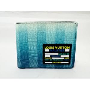 LOUIS VUITTON ルイウ゛ィトン ダミエ ストライプ ポルトフォイユ・ミュルティプル ２つ折り 財布 札入れ M81319 未使用品｜yamamoto7887