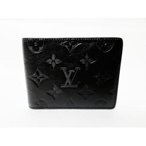 LOUIS VUITTON ルイウ゛ィトン モノグラム シャドゥ ポルトフォイユ・ミュルティプル ２つ折り 財布 札入れ  ブラック M62901 未使用品｜yamamoto7887