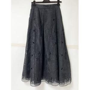 ebure エブール *リネンラップロングスカート*36ボトムス麻ピンク巻き