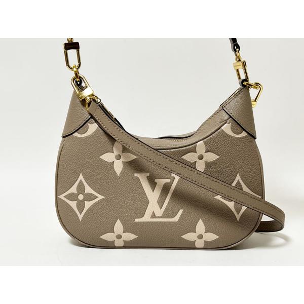 LOUIS VUITTON ルイヴィトン バイカラー アンプラント レザー バガテル NM ショルダ...