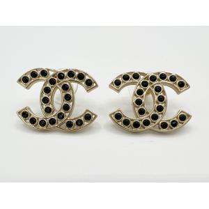 CHANEL（シャネル） 送料無料 フープ CC ハート ピアス シャンパン