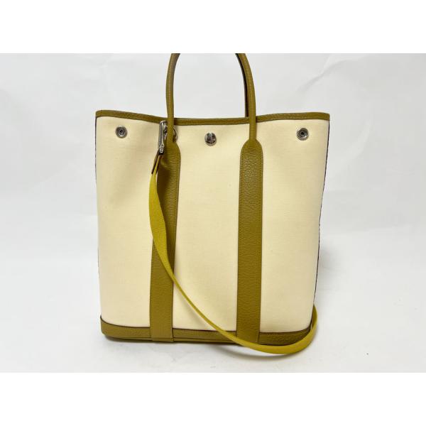 HERMES エルメス ガーデンファイルPM トートバッグ ショルダーバッグ トワルオフィシエ ネゴ...