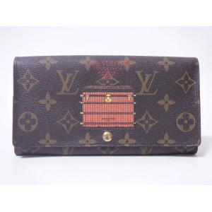 送料無料 LOUIS VUITTON ルイ ヴィトン モノグラム 長財布 ポルトフォイユ サラ トランク M60415｜yamamoto7887