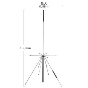 D150(固定局用) ダイヤモンドアンテナ(第一電波工業)